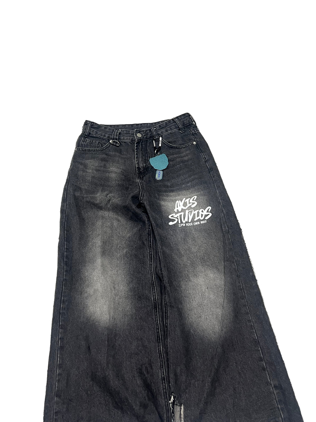 Axis Studios Plain Logo Jeans