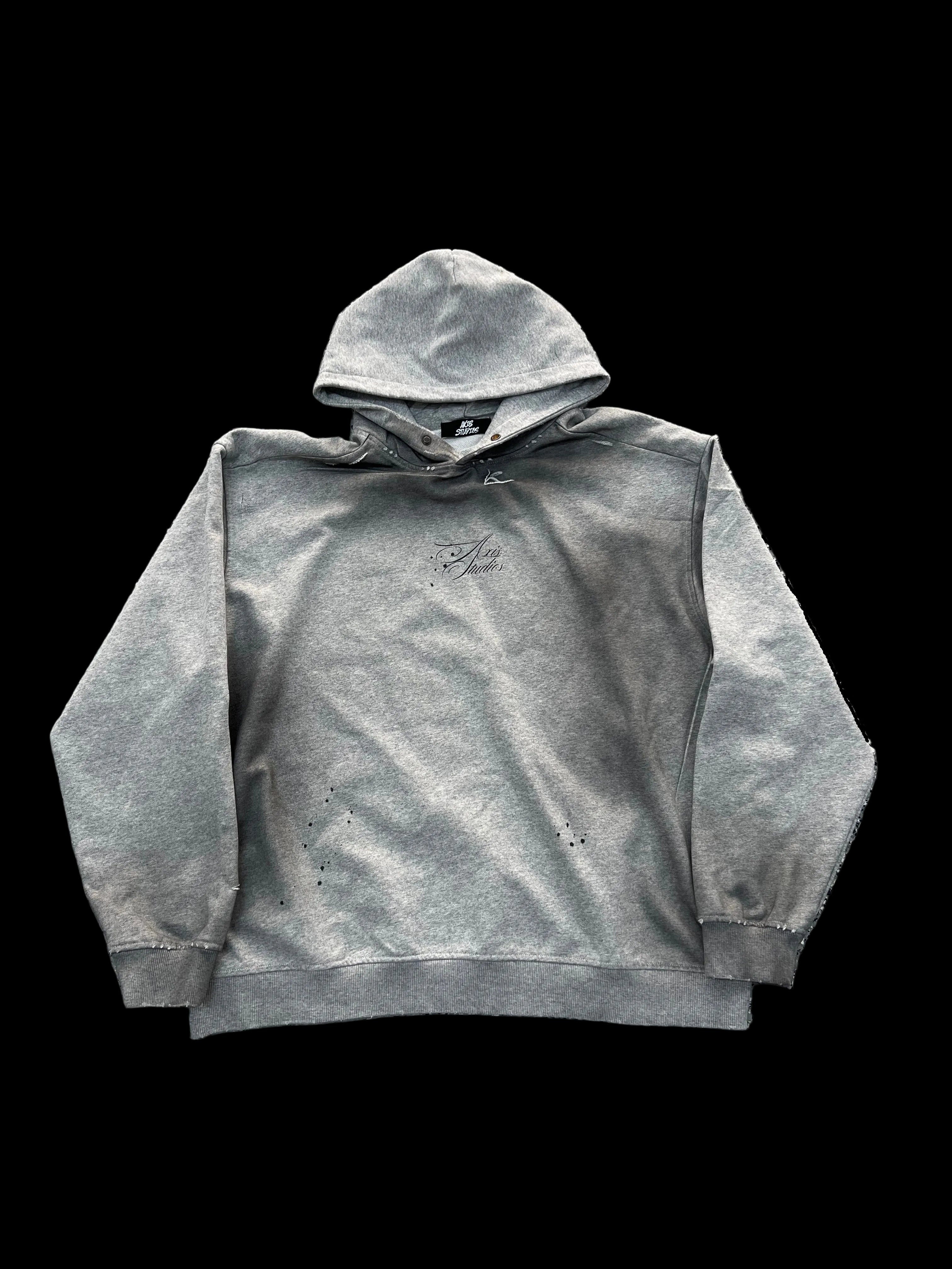 Axis Studios Gray Baggy Hoodie