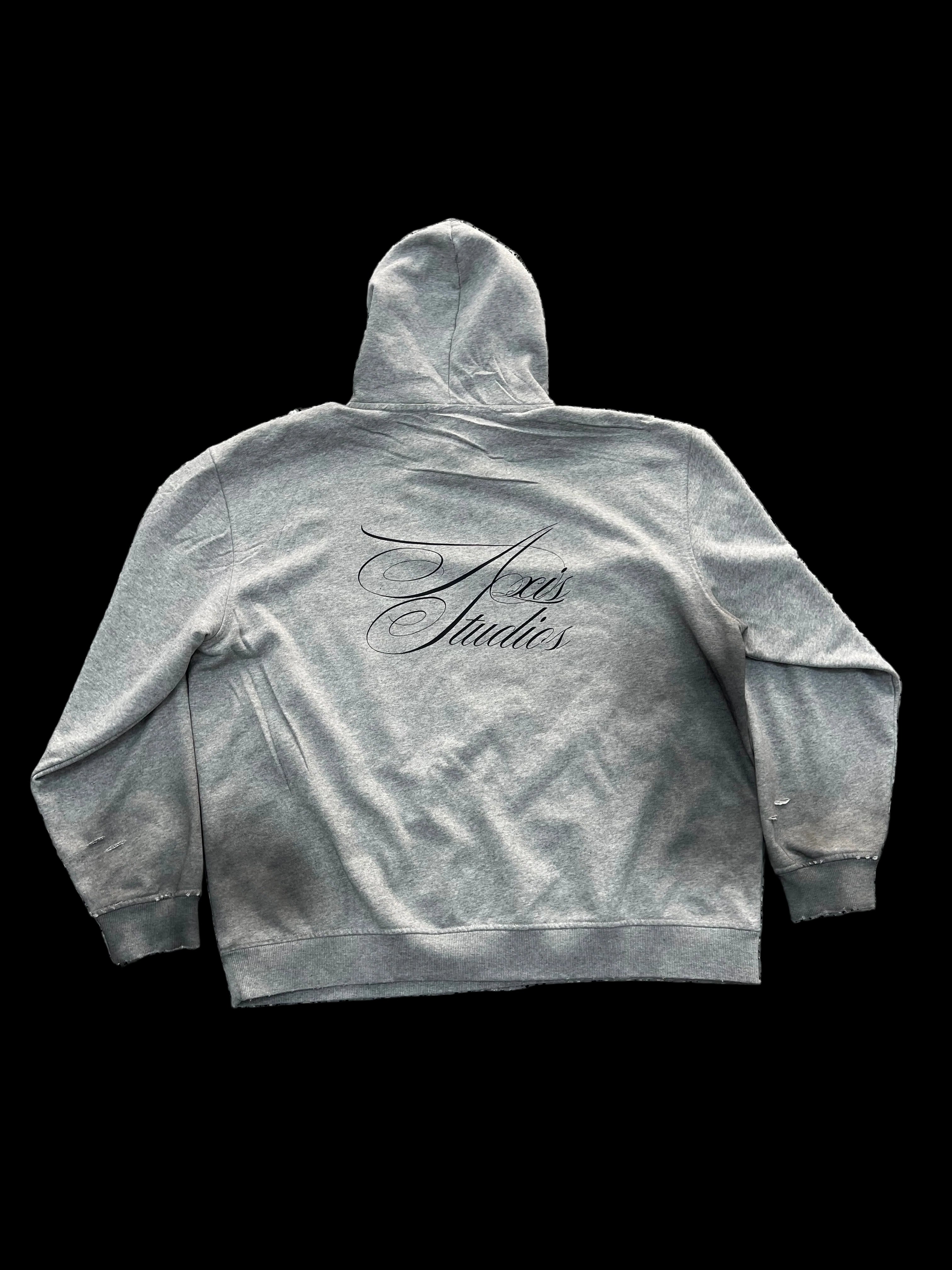 Axis Studios Gray Baggy Hoodie