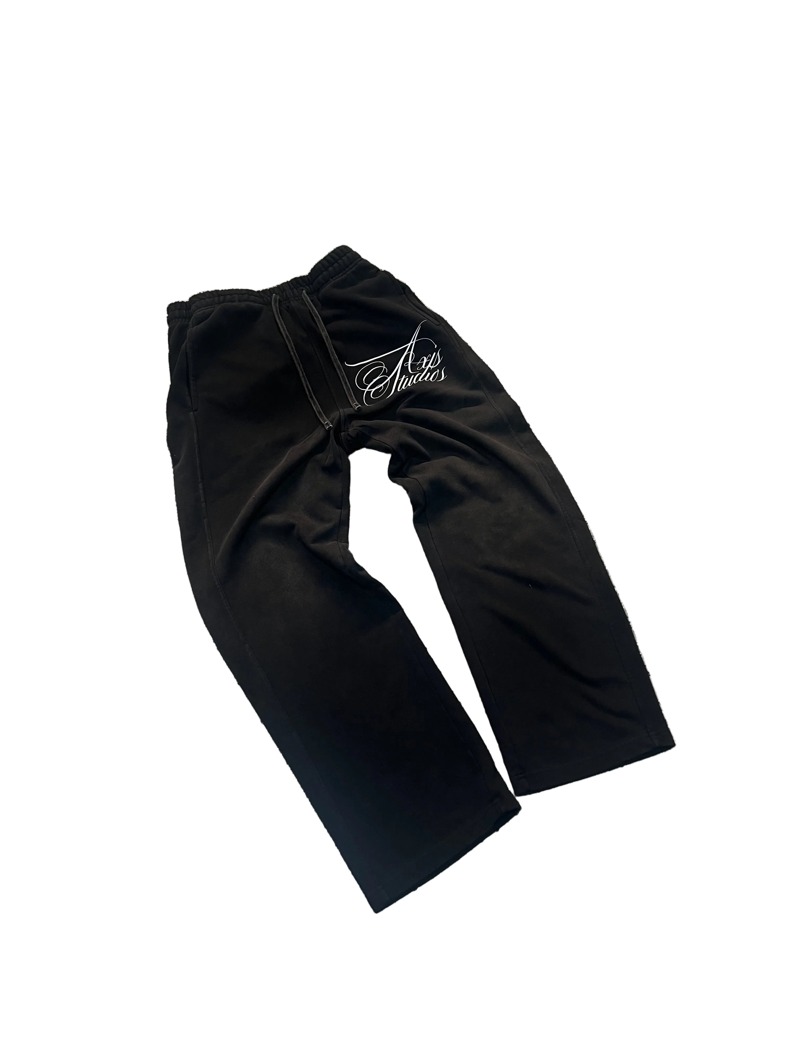 Axis Studios Black Baggy Sweatpants