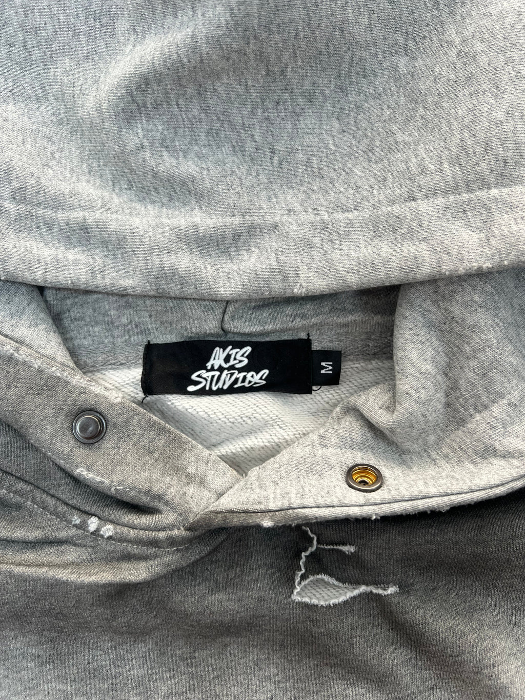 Axis Studios Gray Baggy Hoodie