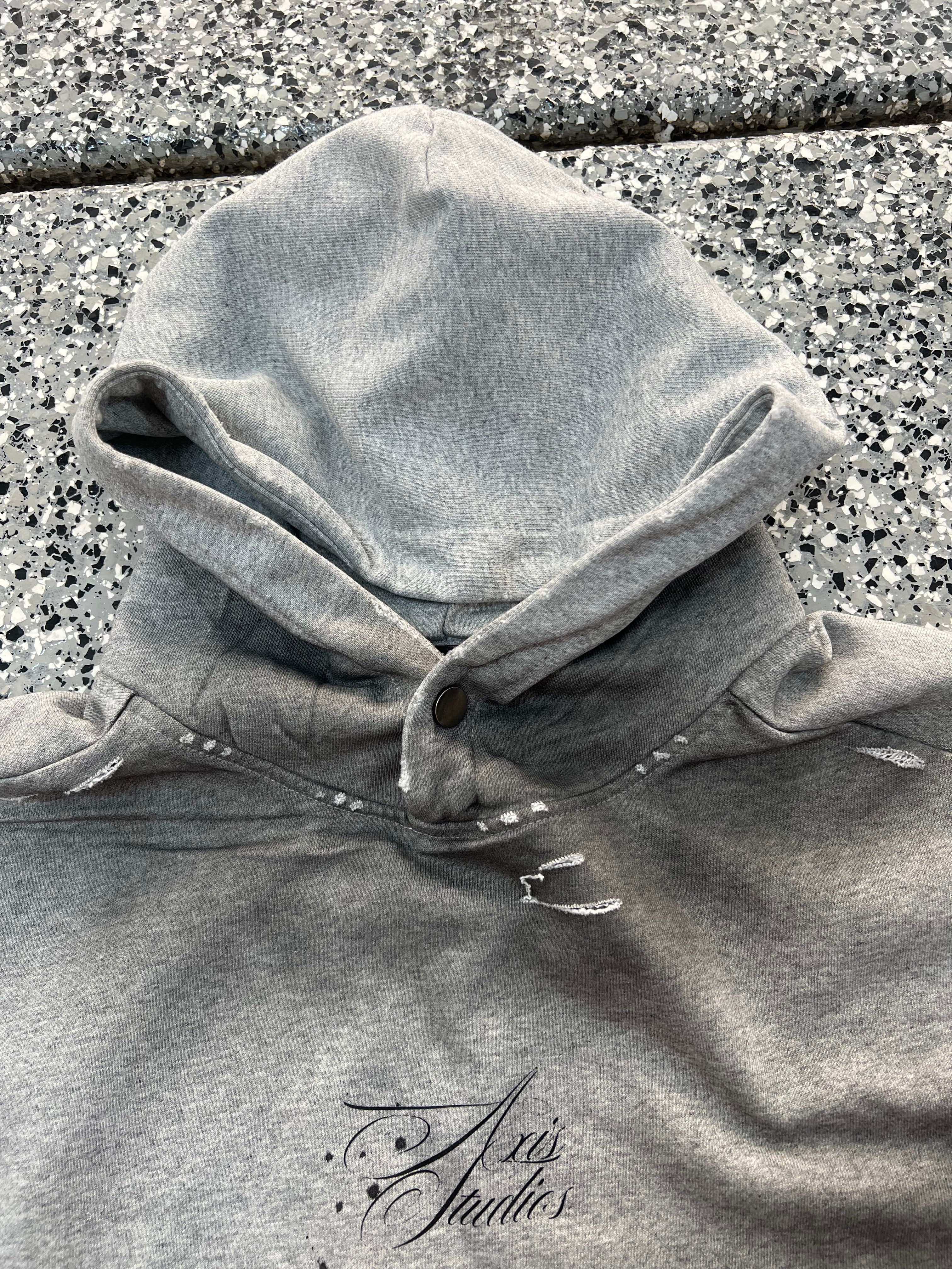 Axis Studios Gray Baggy Hoodie
