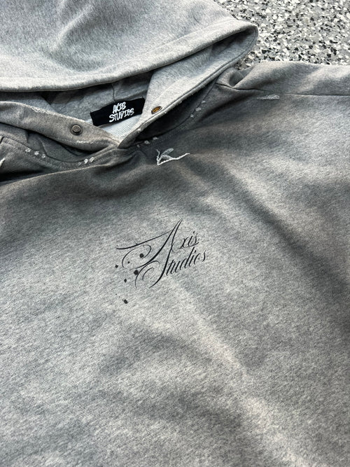 Axis Studios Gray Baggy Hoodie