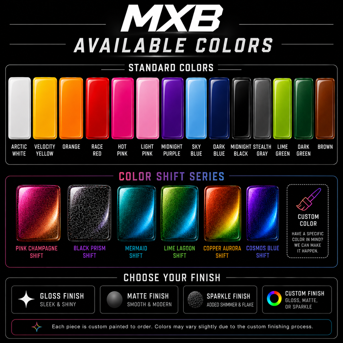 "Fade Edition" Painted Frame Guards – Talaria MX3/MX4, Ultra Bee & Light Bee
