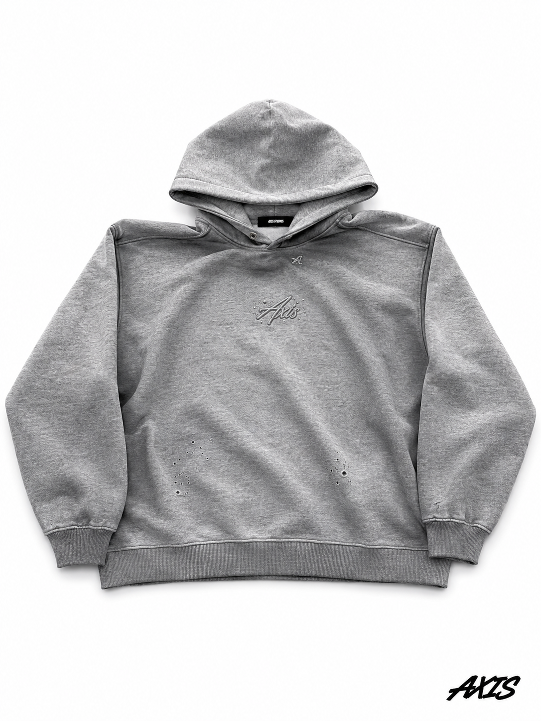 Axis Studios Gray Baggy Hoodie