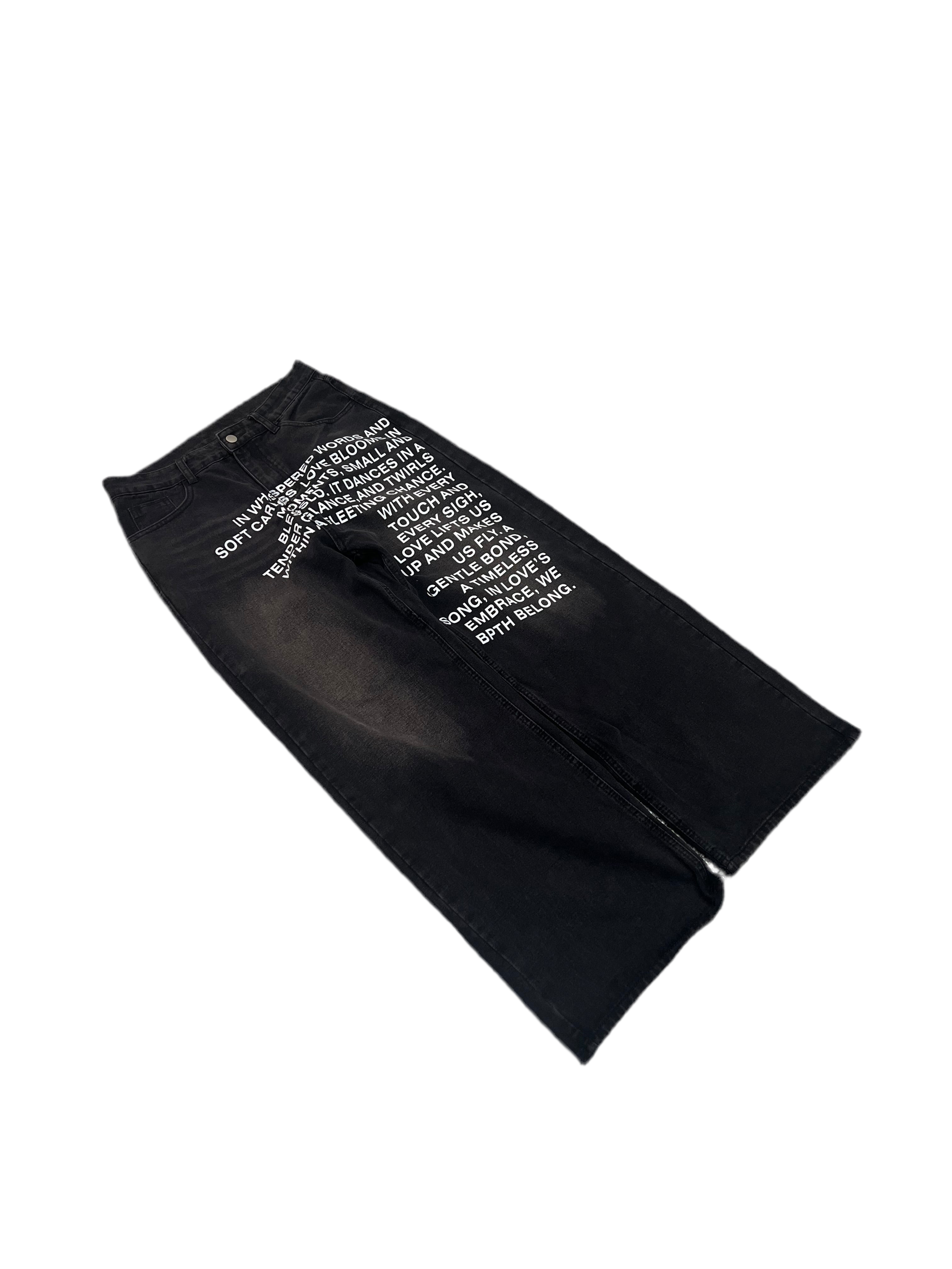 Axis studios Black Word Pants