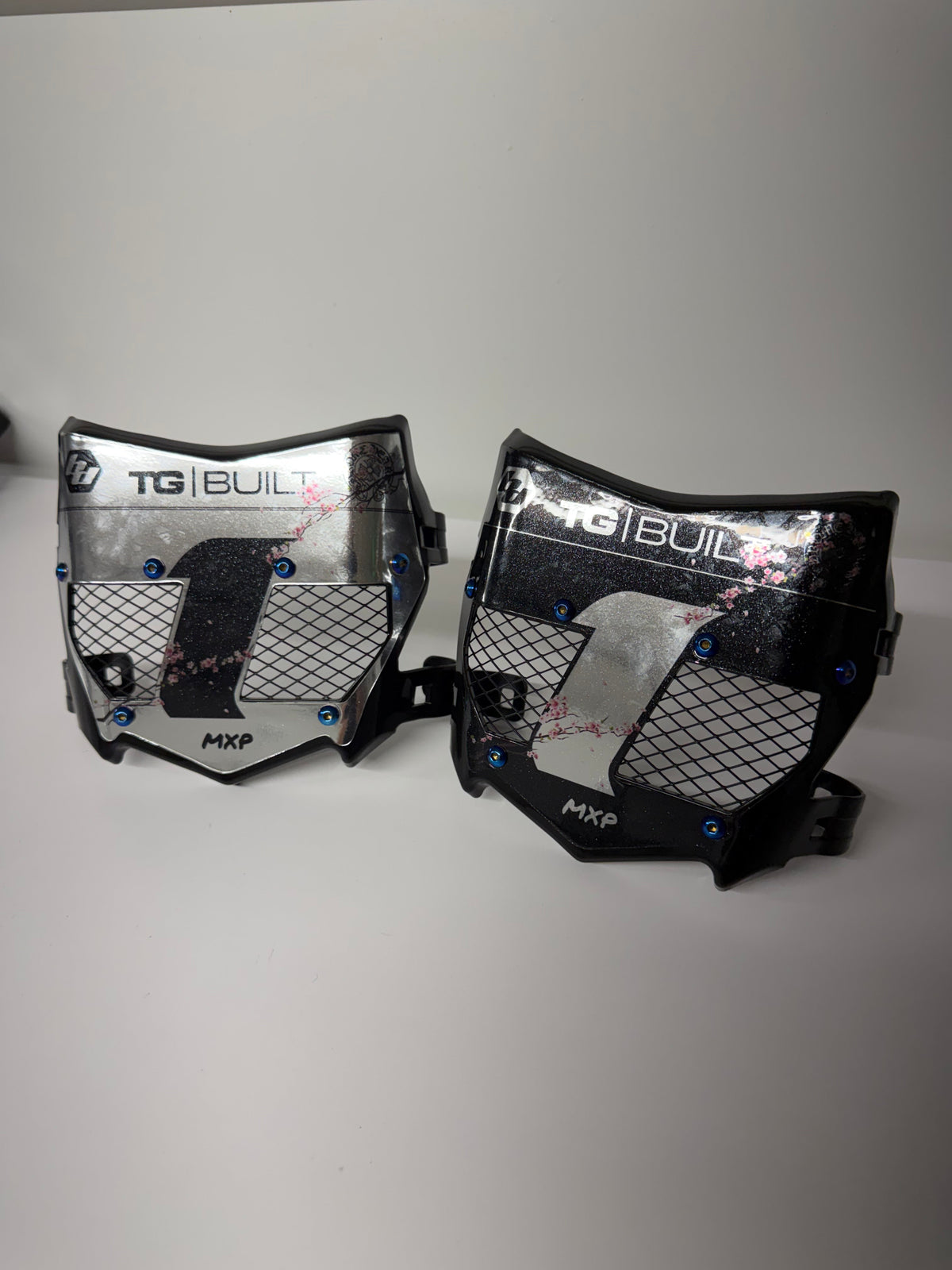 *Blossom Series* Real Titanium Motocutz Vented Plate
