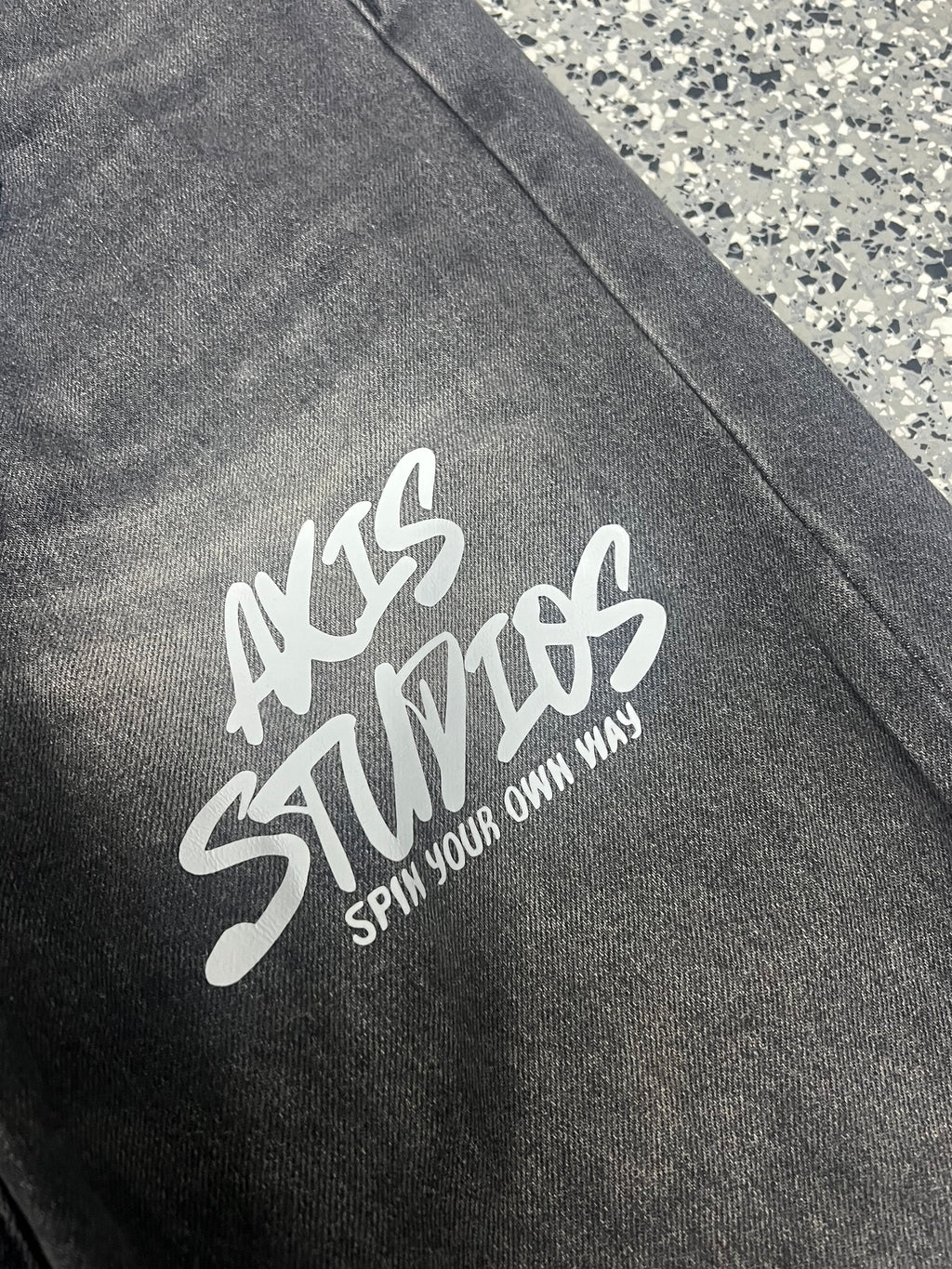 Axis Studios Plain Logo Jeans