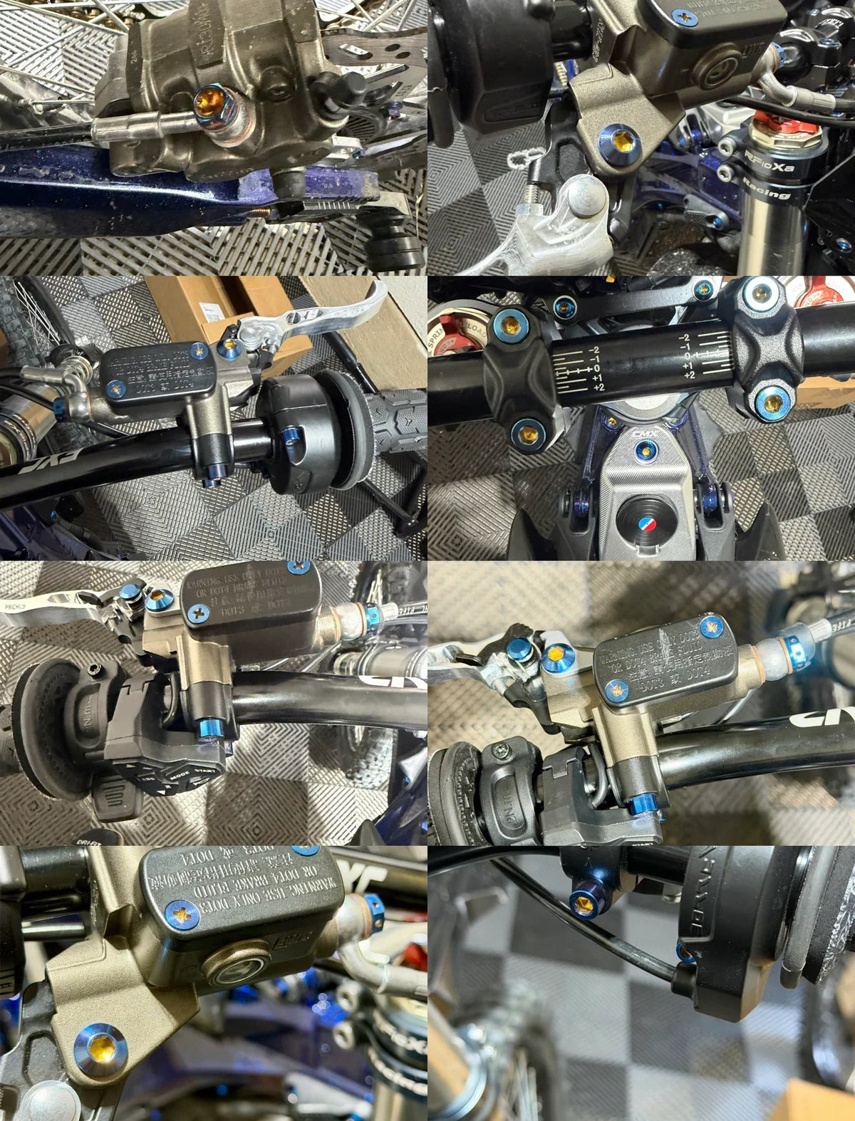 Ultra Bee Handlebar Titanium Bolt Kit