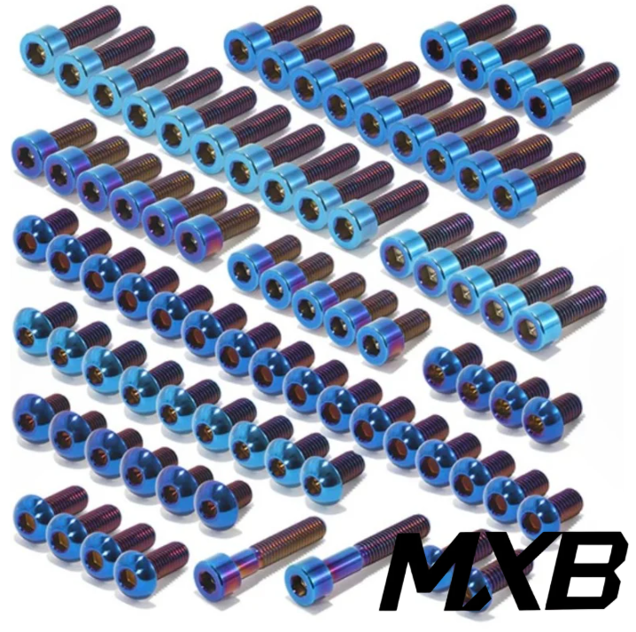 Ebox Titanium Bolt Kit (30 bolts)