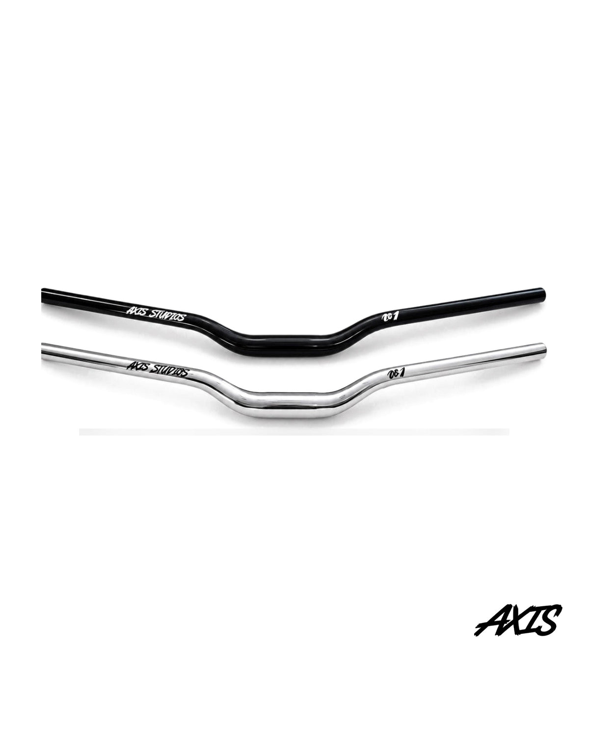 Axis Studios 31.8mm Handlebars – 780mm, 25mm Rise