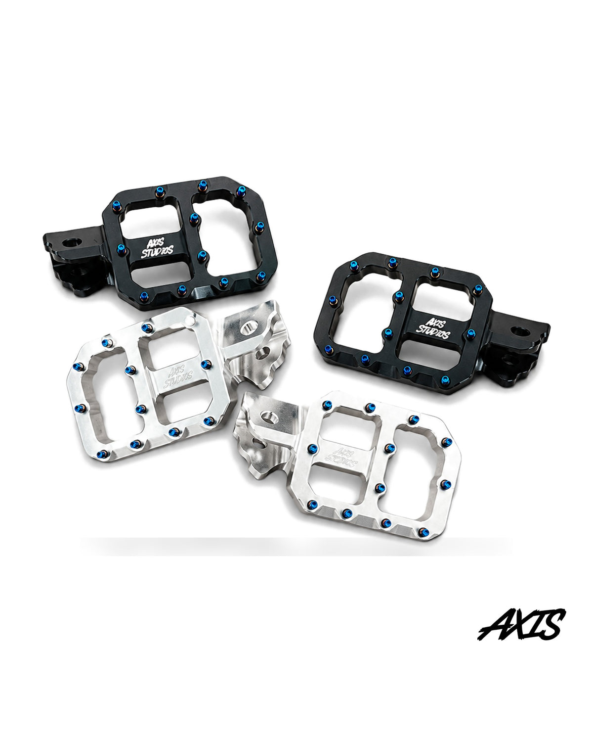Titanium Wide Foot Pegs for All E-Motos
