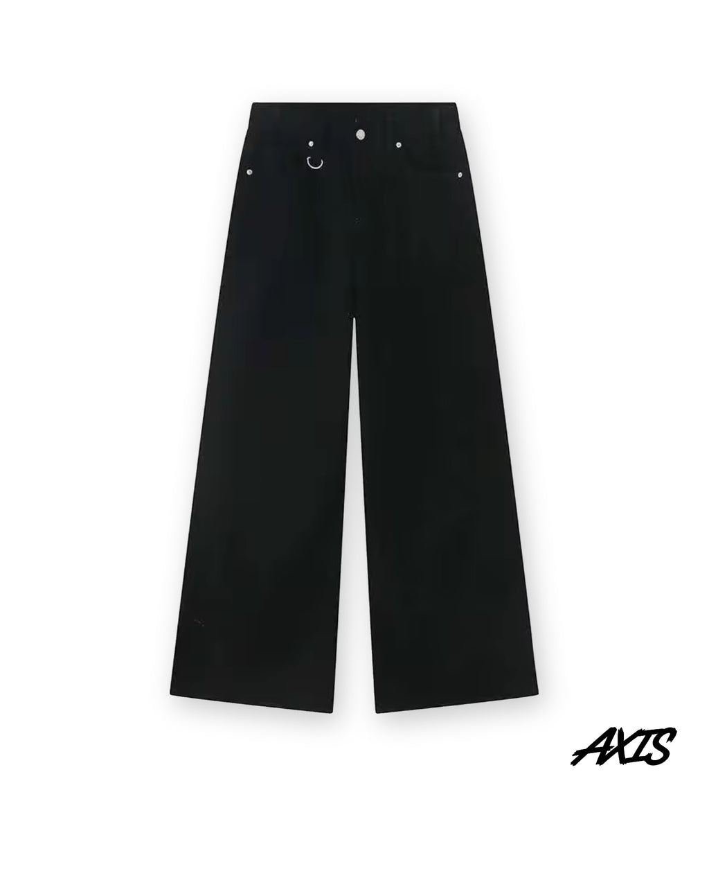 Axis Studios Baggy Jeans – Solid Black