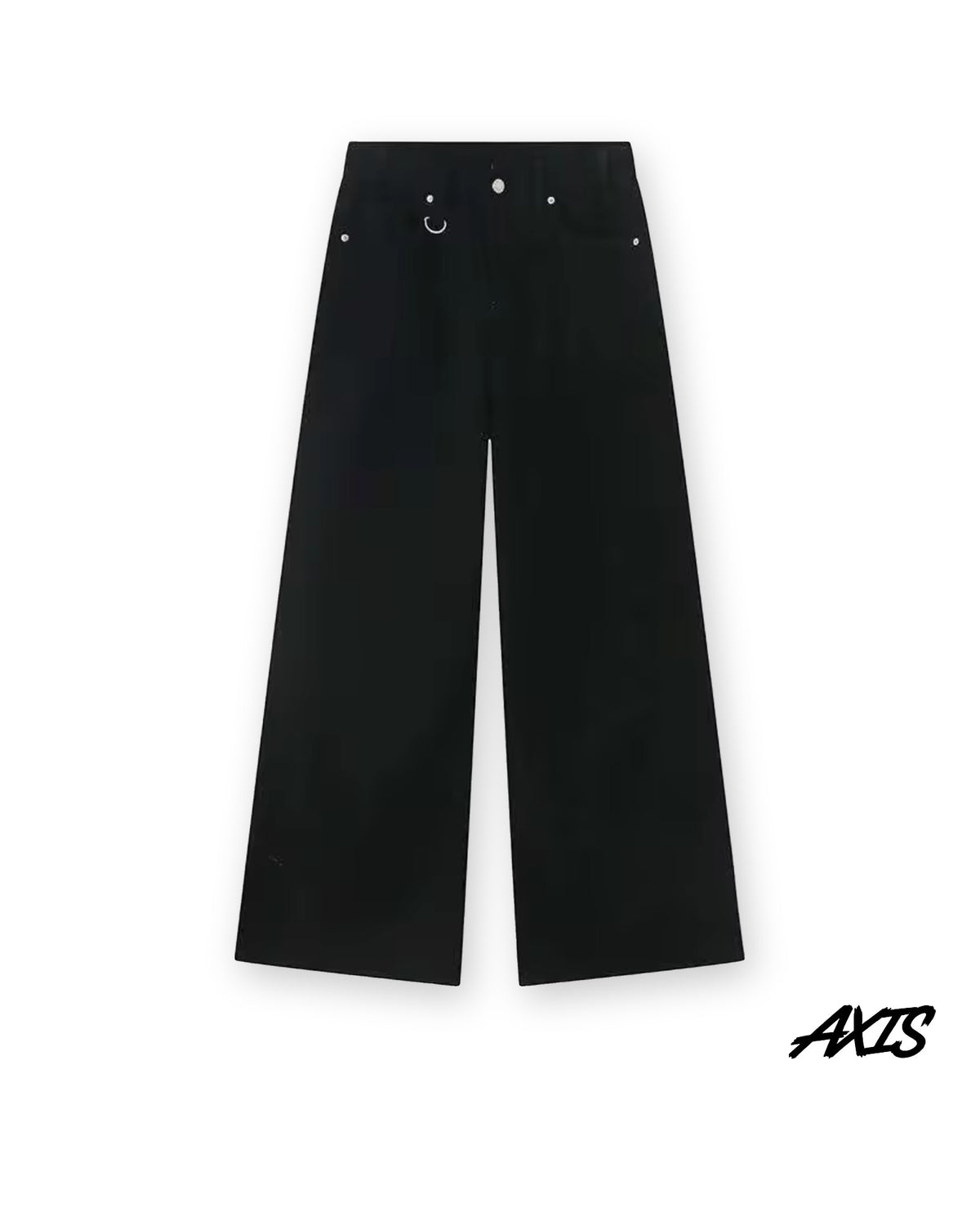 Axis Studios Baggy Jeans – Solid Black