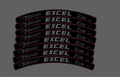 excel rim decals 8 pc