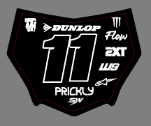 Pre made motocutz decal
