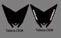 MX3-4/ OEM rear fender decal