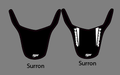 surron rear fender decal