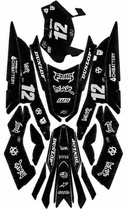 ultra bee full bike decal kit