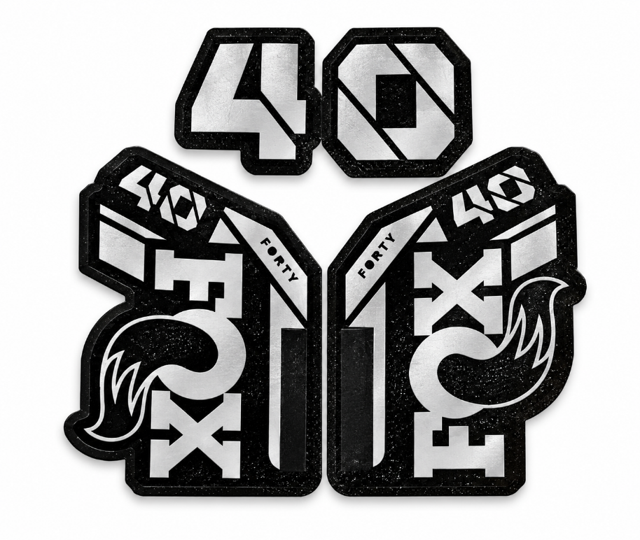 fox 40 fork decals